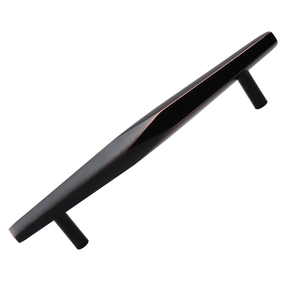 Gliderite 5 In Screw Spacing Oil Rubbed Bronze Solid Faceted