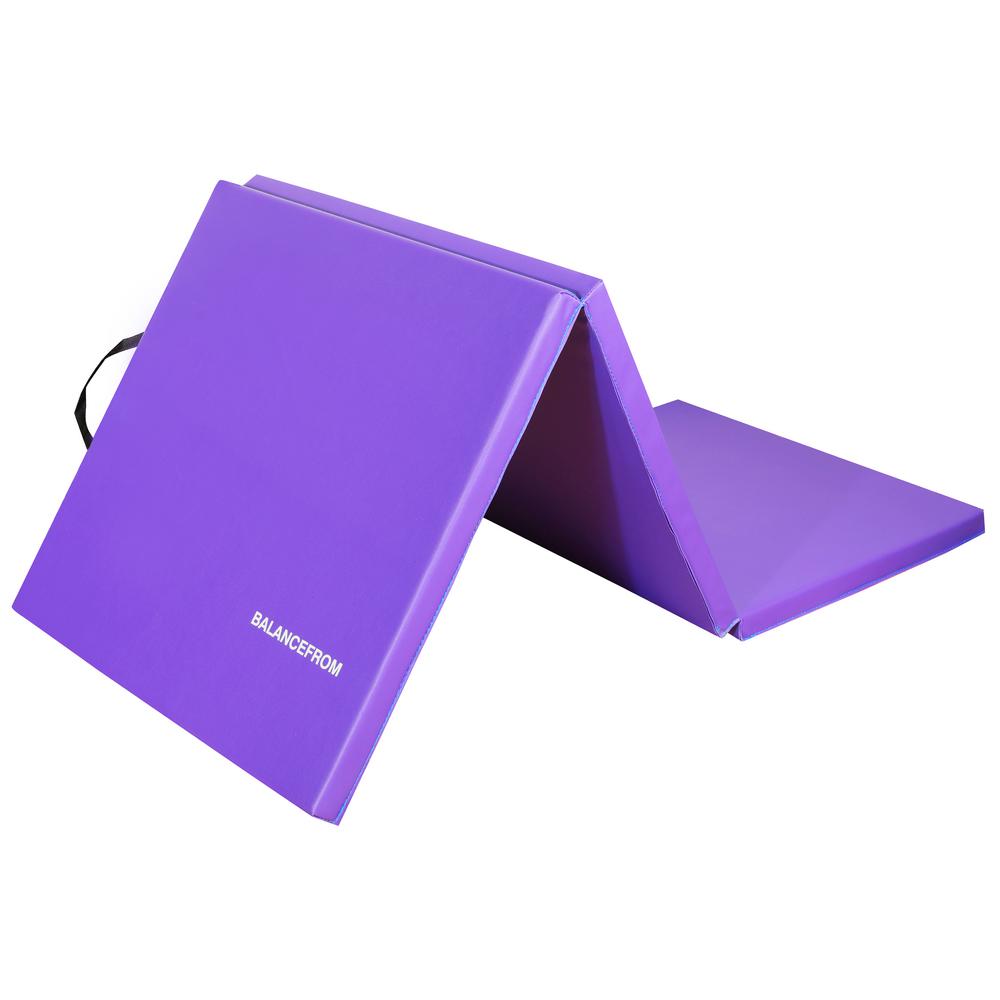 purple gym mat