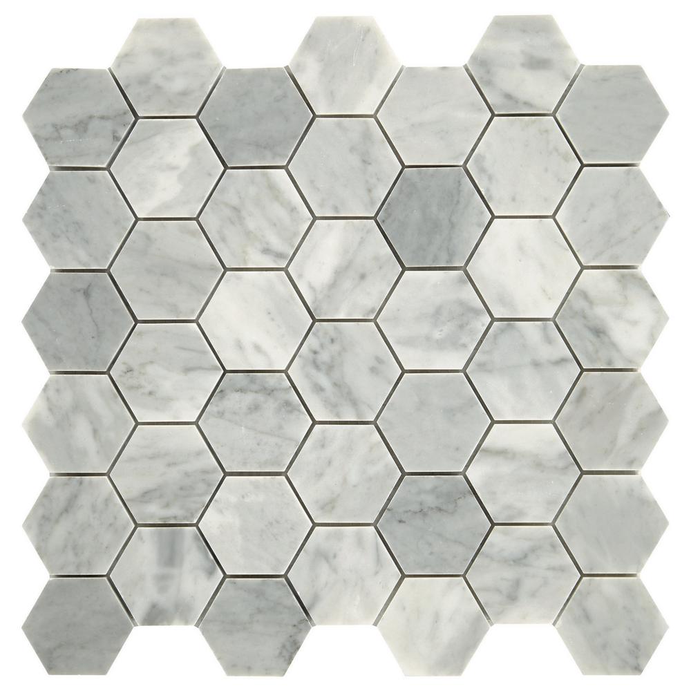 Daltile Re Mist Honed 12 In X, Glass Mosaic Tile Backsplash Home Depot