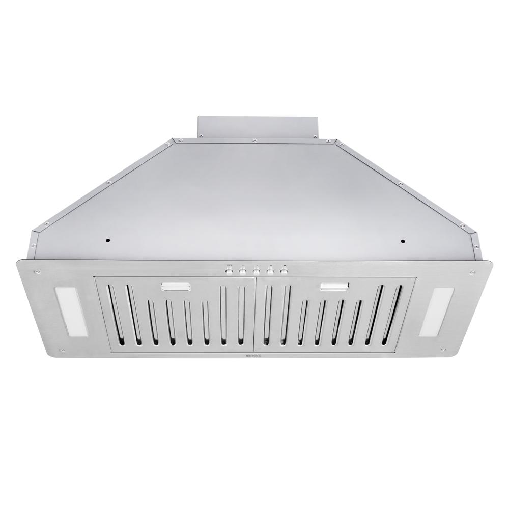 30 in. 550 CFM Insert Range Hood in Stainless Steel with Baffle Filters