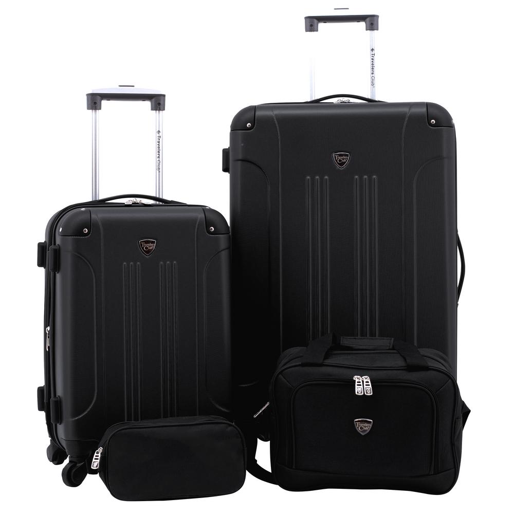 Travelers Club Chicago Plus 4Piece Expandable Rolling Value SetTCL