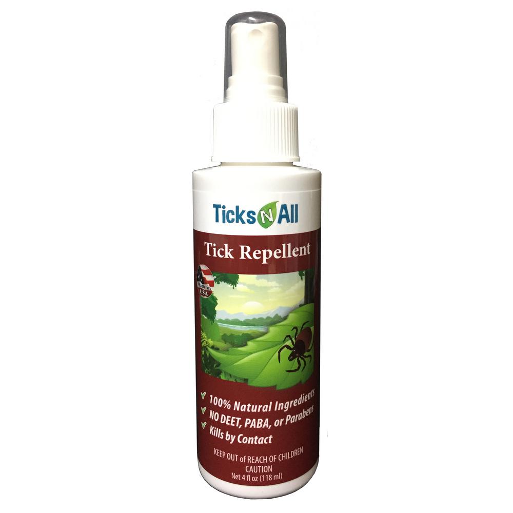 Ticks N All 4 oz. All Natural Tick Repellent SprayKM200 The Home Depot