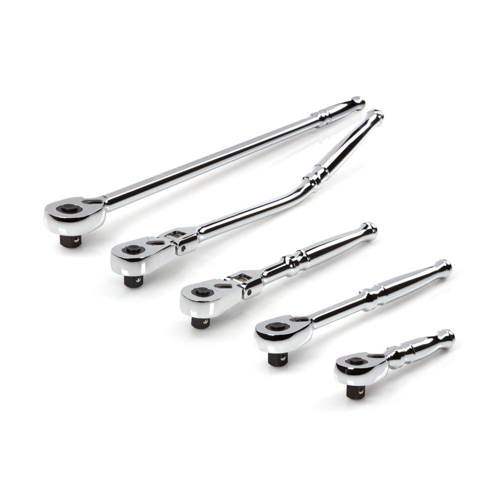 TEKTON 3/8 in. Drive QuickRelease Ratchet Set (5Piece)SRH99108 The Home Depot