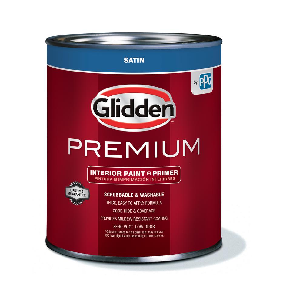 Premium paints. Glidden. Satin Paint. Latex primer Home Depot. Premium Semigloss.