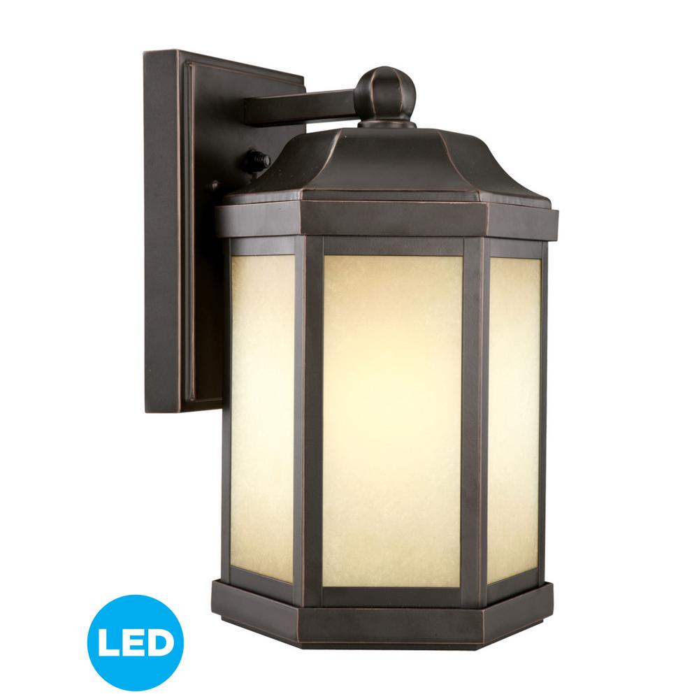 Design House Bennett Oil Rubbed Bronze Led Outdoor Wall Sconce Design House Bennett Oil Rubbed Bronze