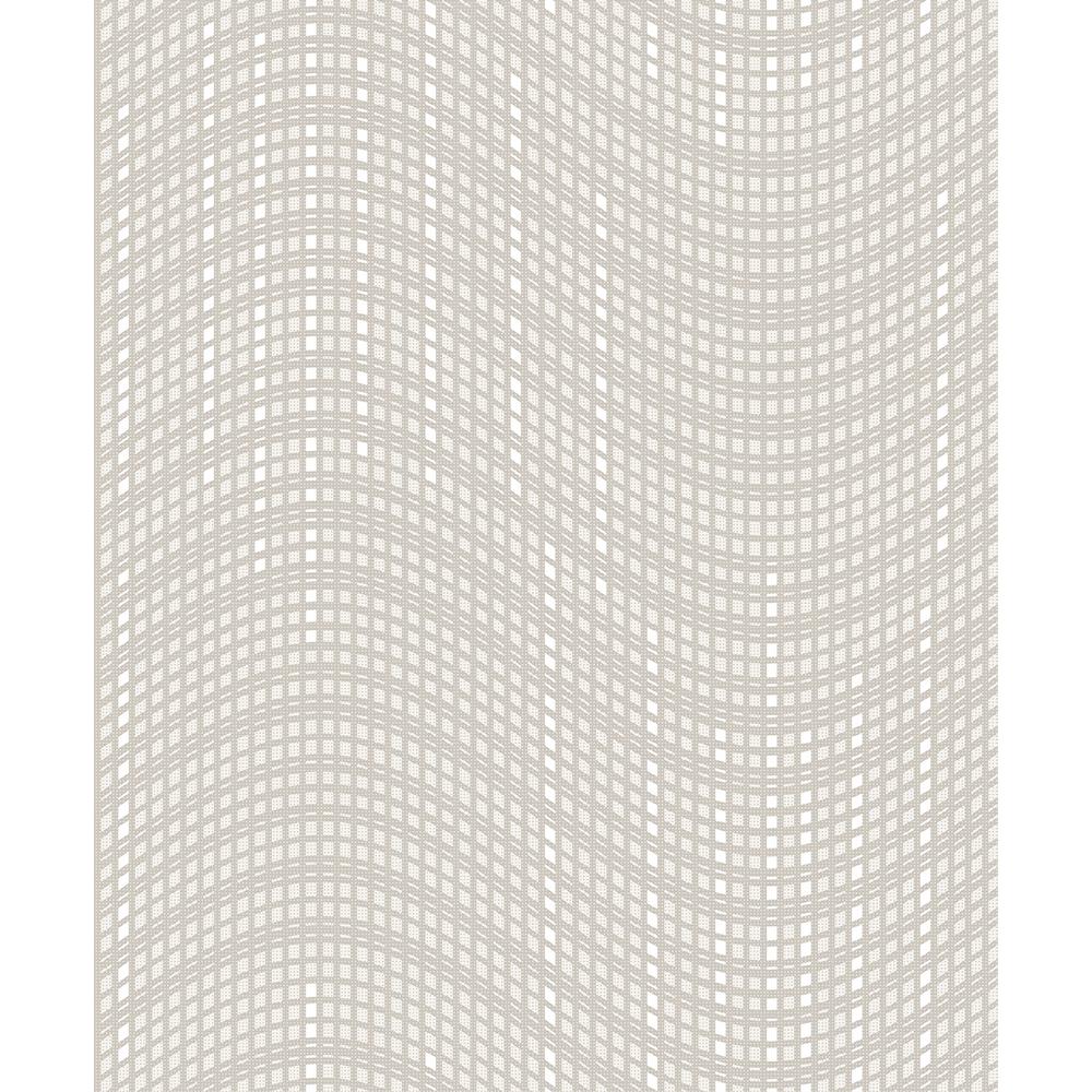 Advantage 57.8 sq. ft. Rosemary Cream Leaf Wallpaper2811JY11401 The