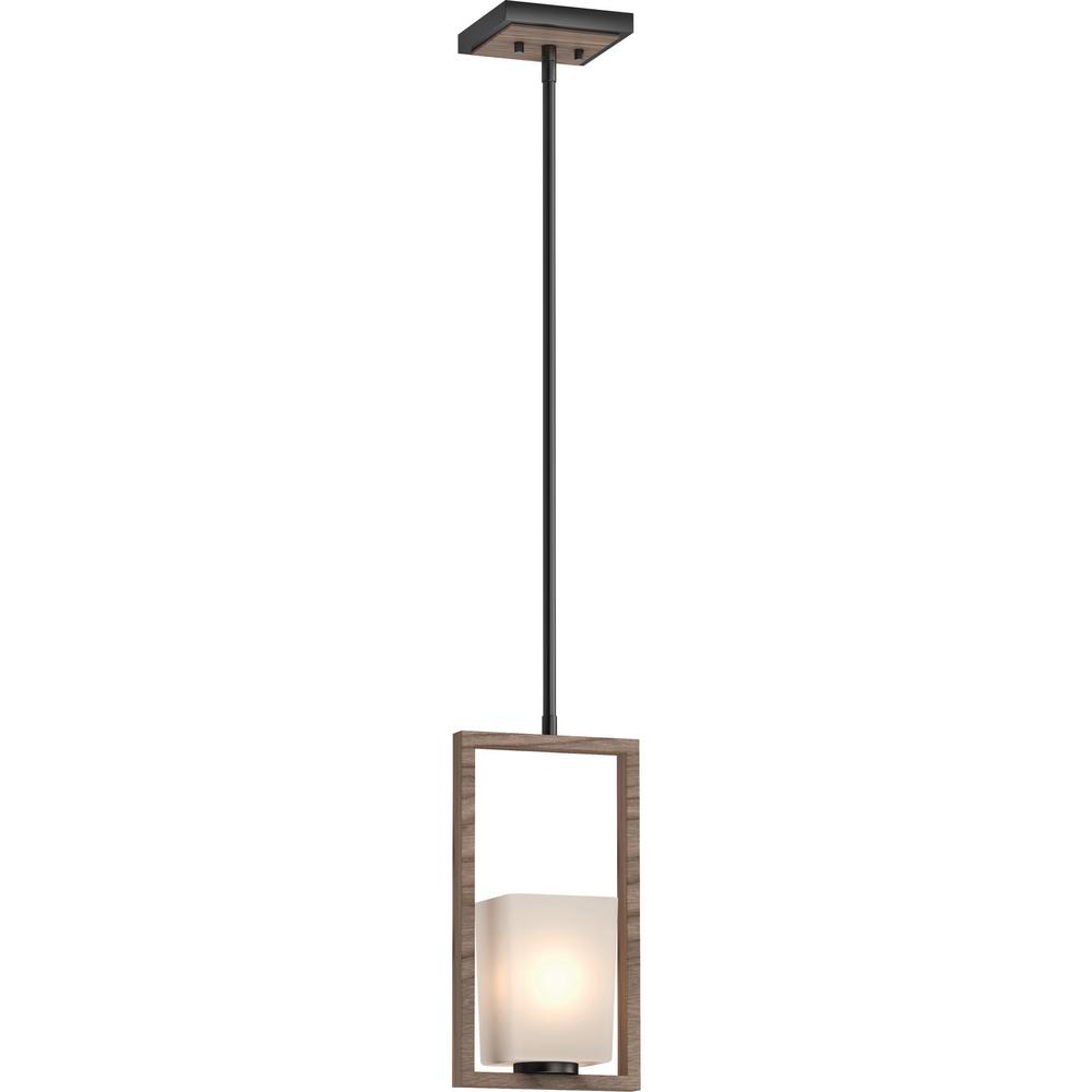 Volume Lighting Paxton 1 Light Pecan Black Indoor Mini Pendant With Frosted Glass Tapered Shade 5551 87 The Home Depot - Pendant Light With Frosted Glass Shade Volume Lighting Paxton 1 Light Pecan Black Indoor Mini Pendant With Frosted Glass Tapered Shade 5551 87 The Home Depot - Pendant Light With Frosted Glass Shade
