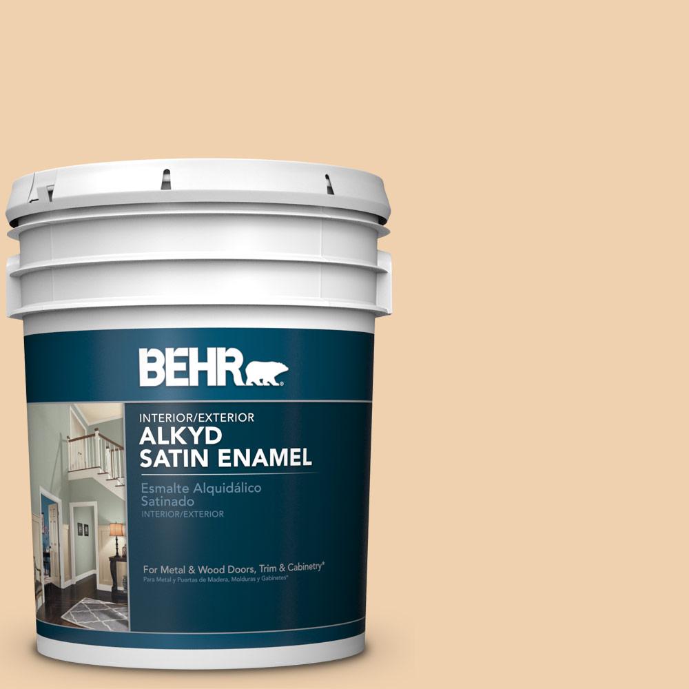 BEHR 5 gal. 300E2 Calm Air Satin Enamel Alkyd Interior/Exterior Paint
