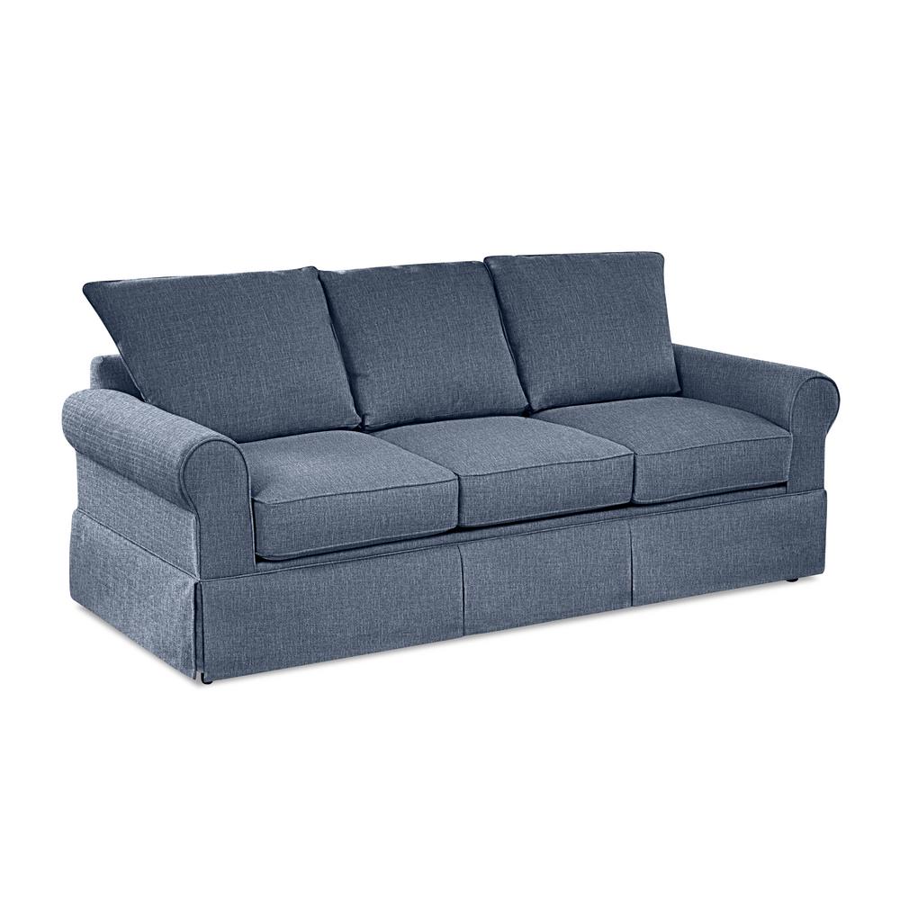 Avenue 405 Addison Queen Size Sleeper Sofa In Denim Addison Queen Size Sleeper Sofa