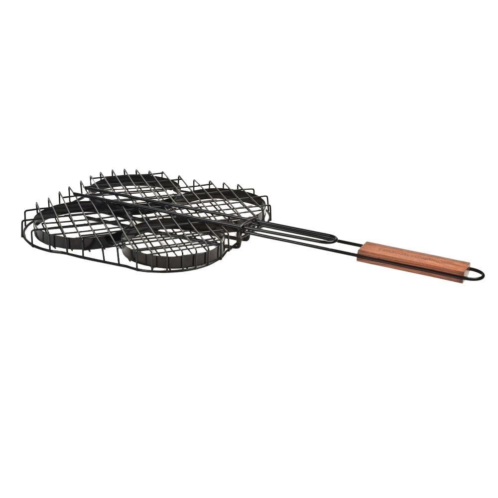 Charcoal Companion NonStick Hamburger Grilling BasketCC3086 The