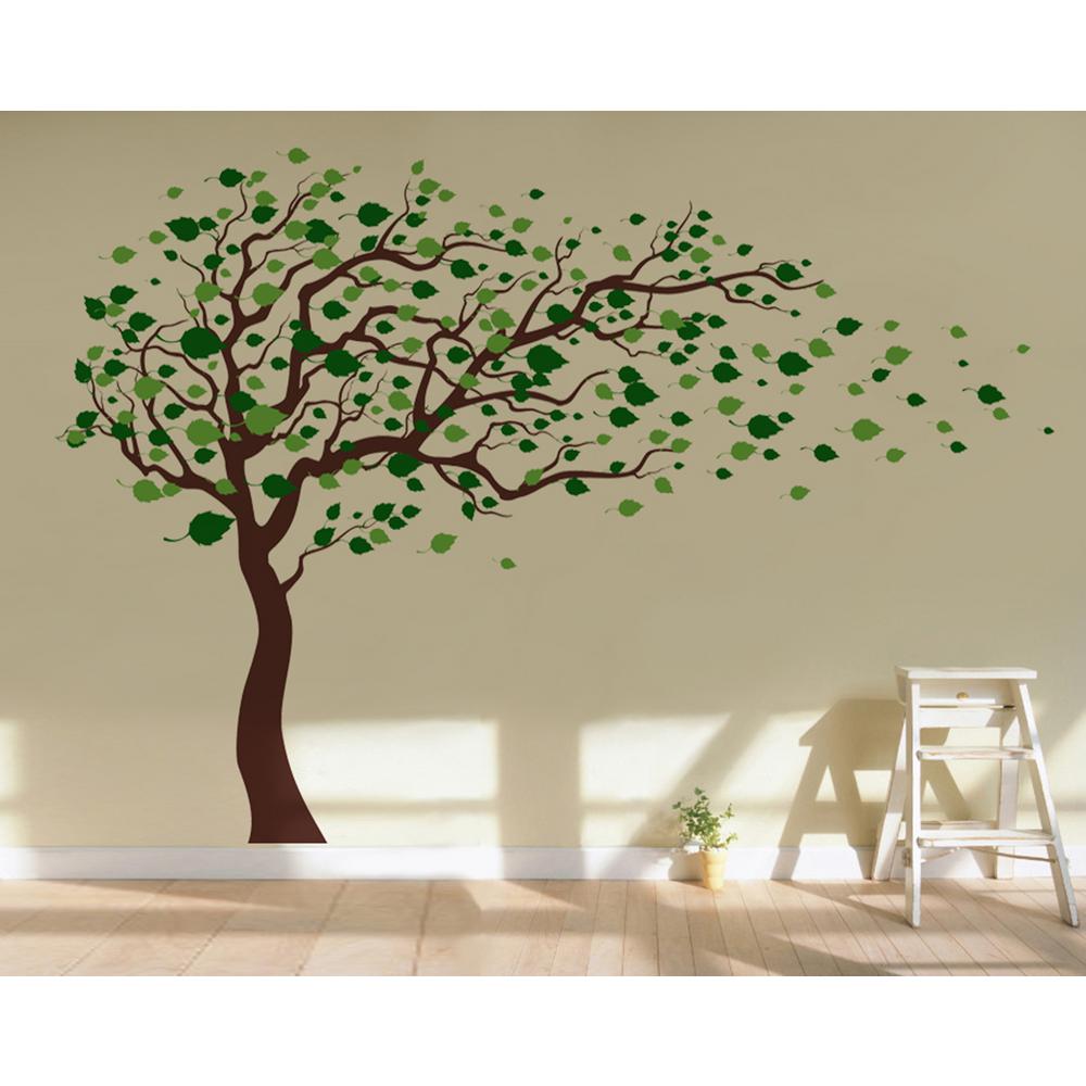 Pop Decors 123 In X 83 Ing The Wind Tree Removable Wall Ing In The Wind Tree Removable Wall