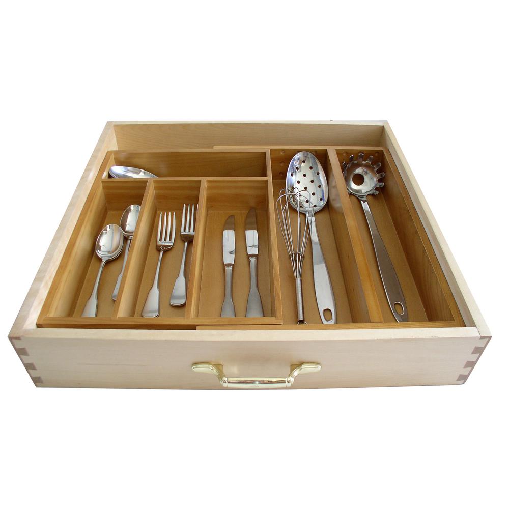 Lipper International Bamboo Organizer Set (5Piece)88005 The Home Depot