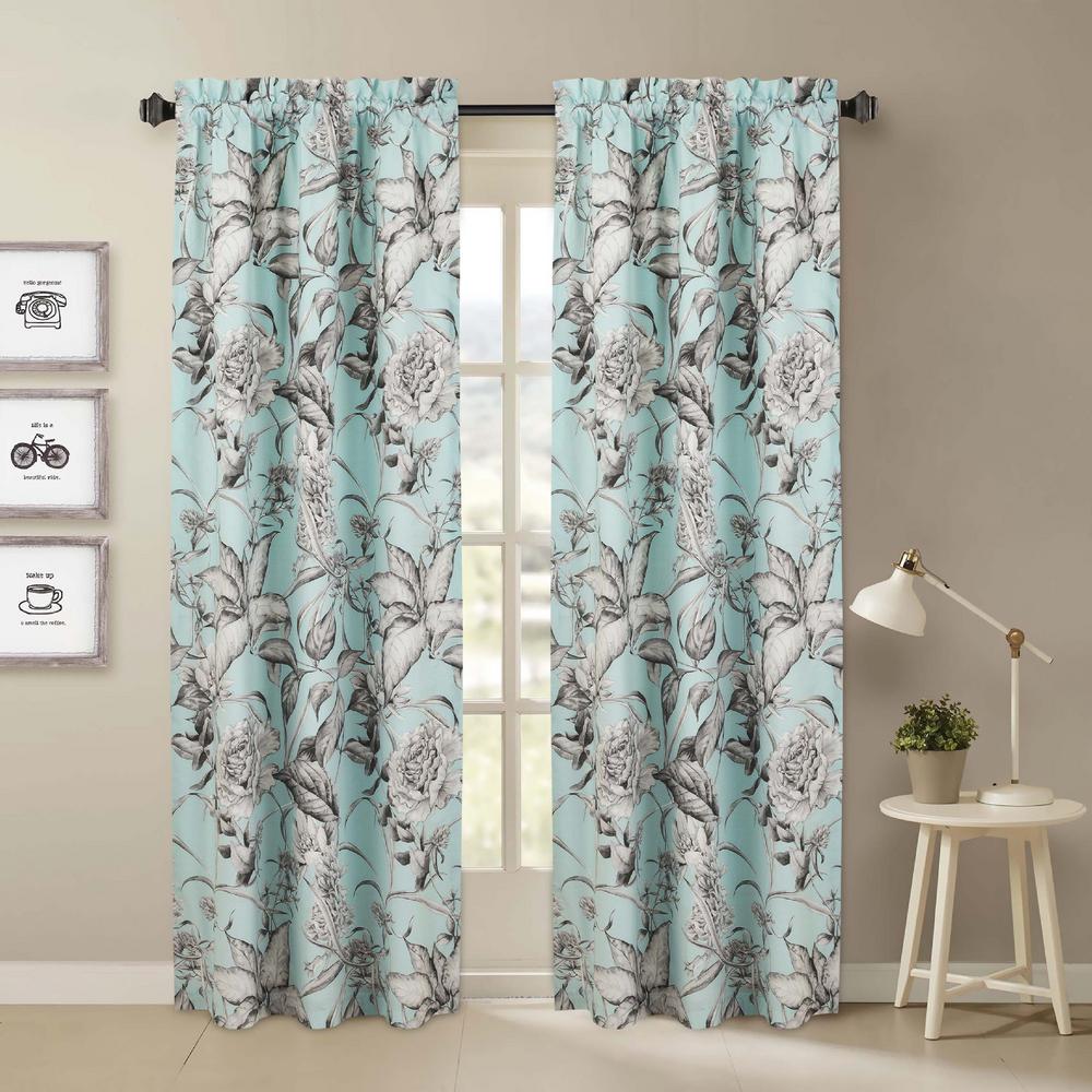 Nouvelle Home Blue Curtains Drapes Window Treatments The
