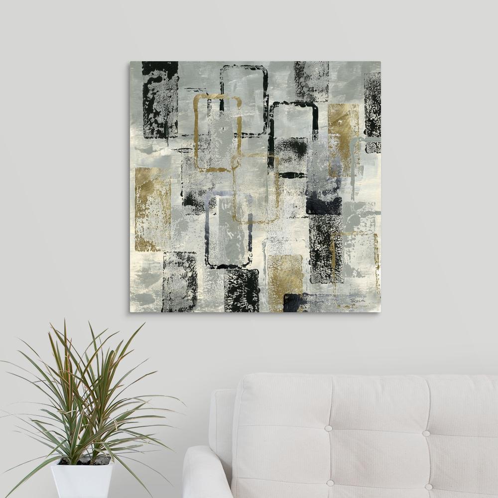 GreatBigCanvas "Rectangle Glam" by Katrina Craven Canvas Wall Art