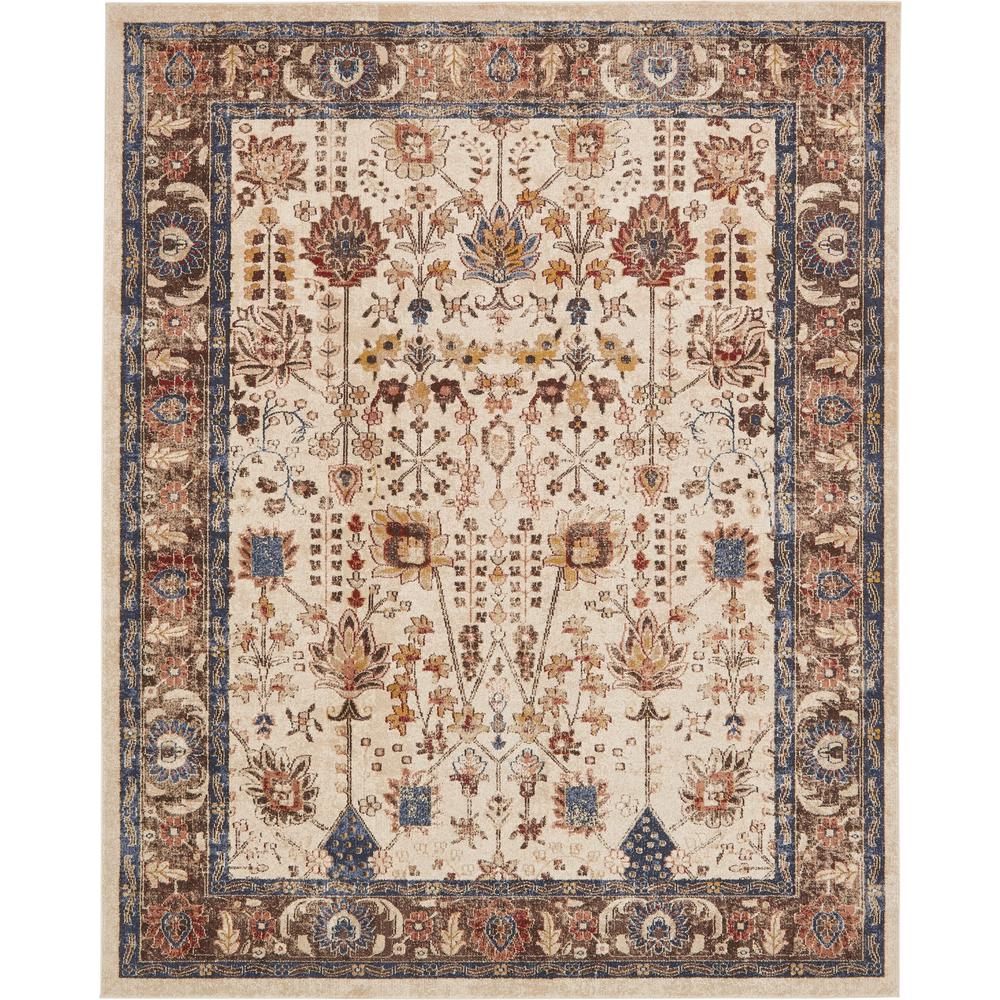 Unique Loom Arcadia Beige 8 ft. x 10 ft. Area Rug3135316 The Home Depot