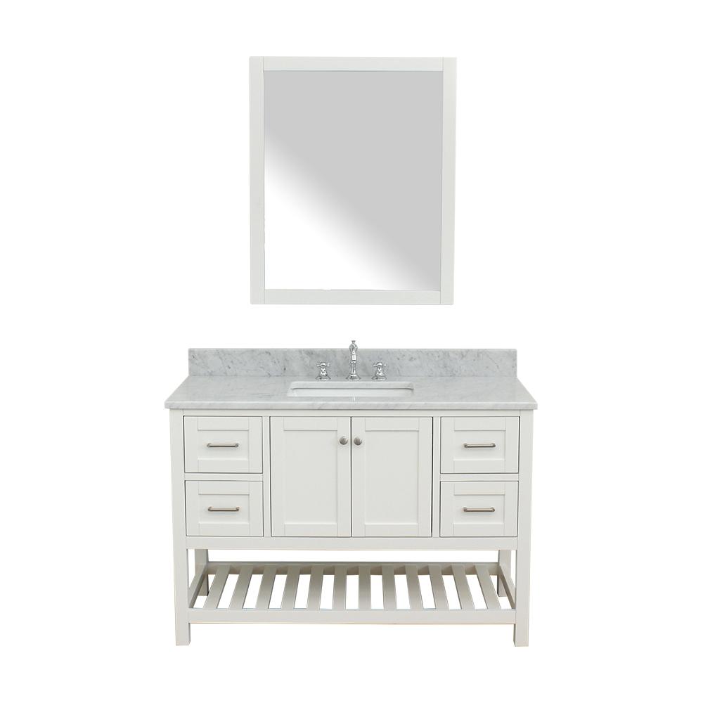 Design Element Westchester 49 in. W x 22 in. D Bath Vanity in White