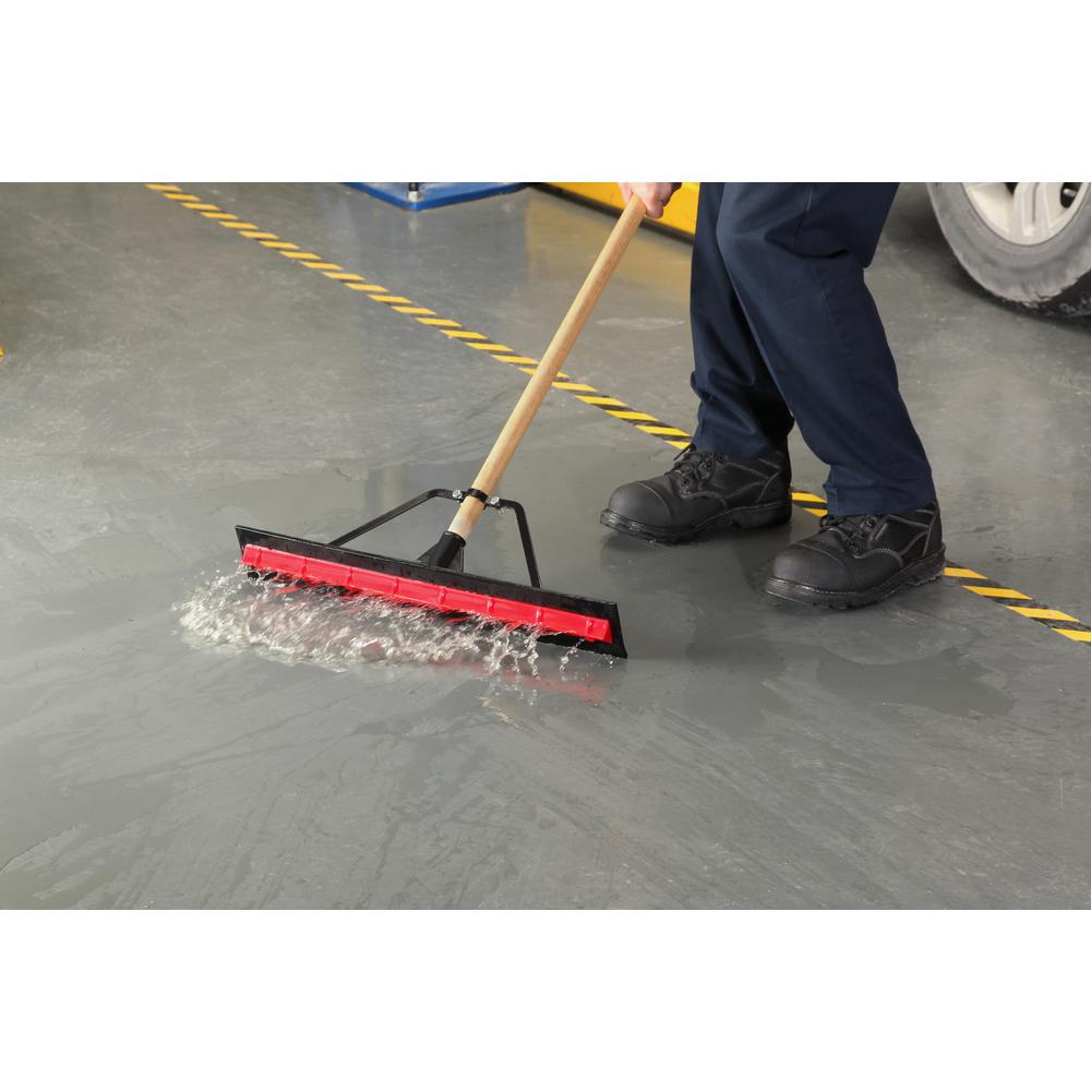 HARPER Powrwave Squeegee 24 in. Easy Assemble Rubber Floor Box Tile