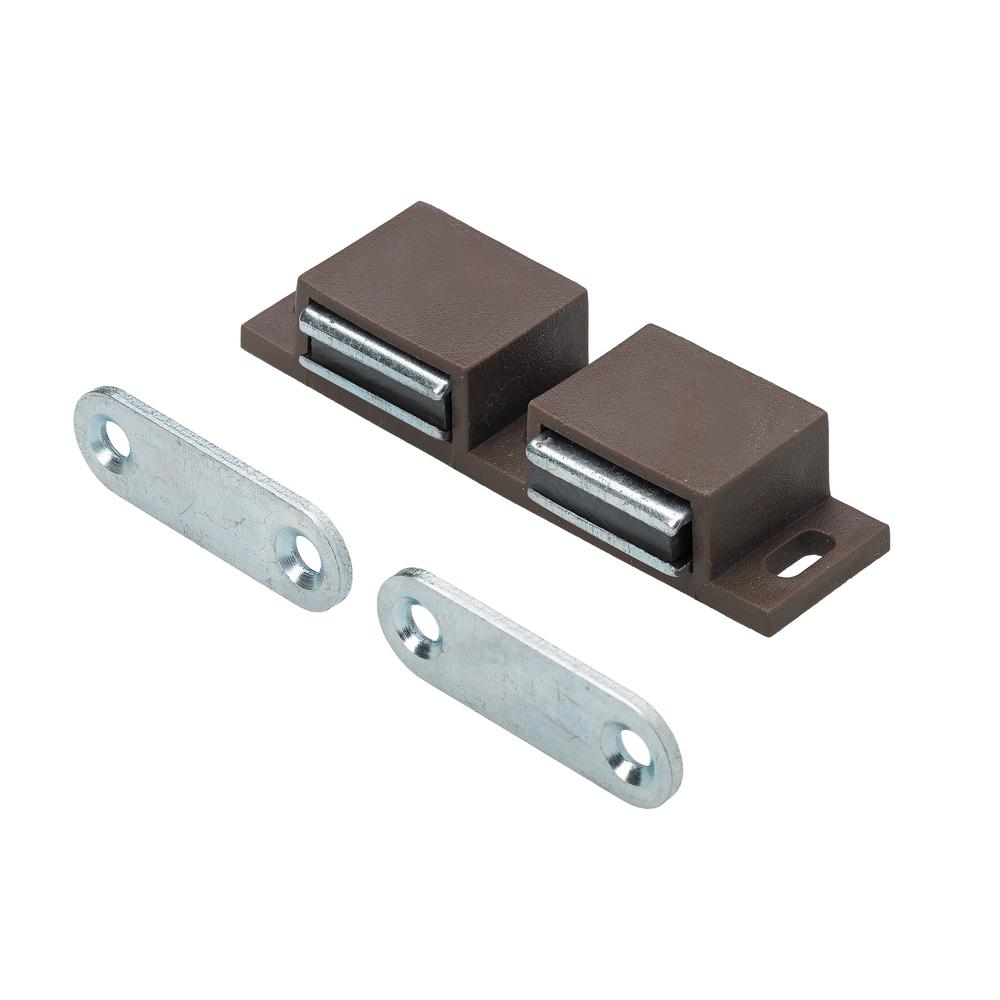 Everbilt Double Magnetic Touch Latch Brown 300 Pack 9266796