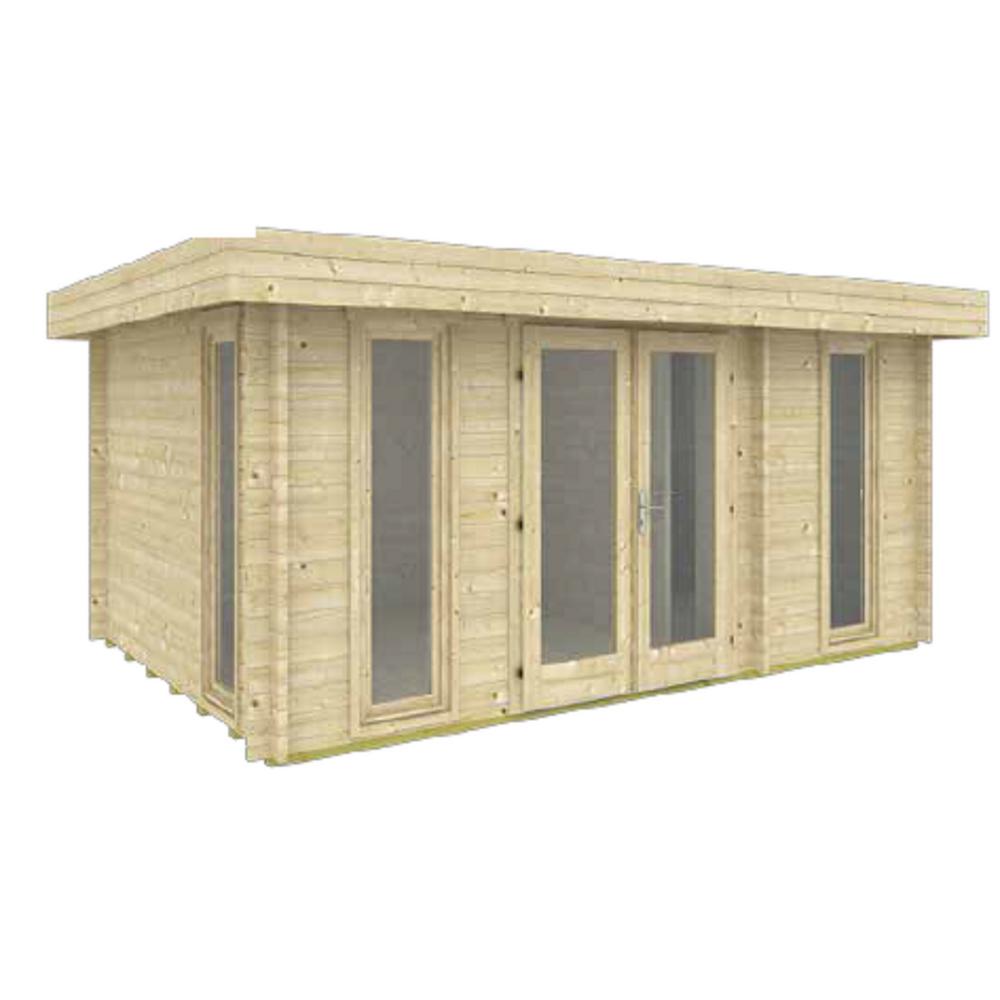 Ez Log Structures Oriental 5 15 Ft X 10 Ft Log Cabin Style Pool