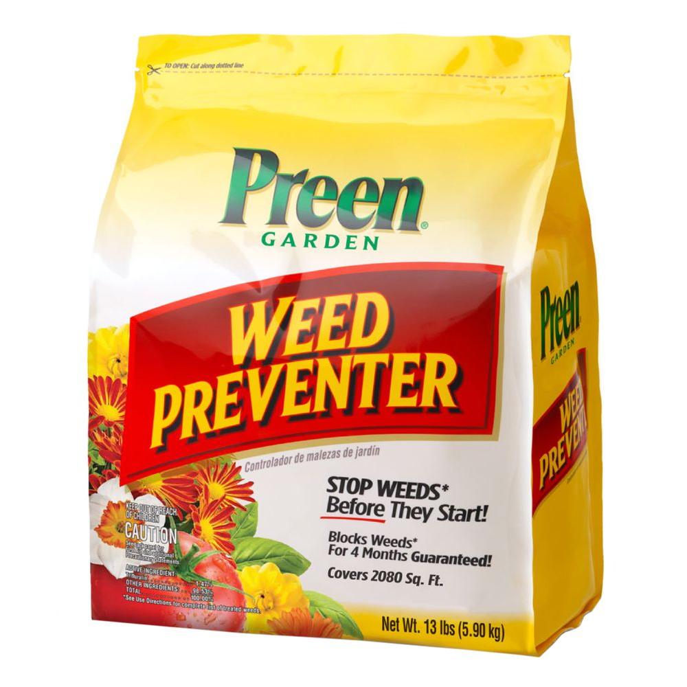 Preen 13 lb. Garden Weed Preventer Bag-2463798 - The Home Depot