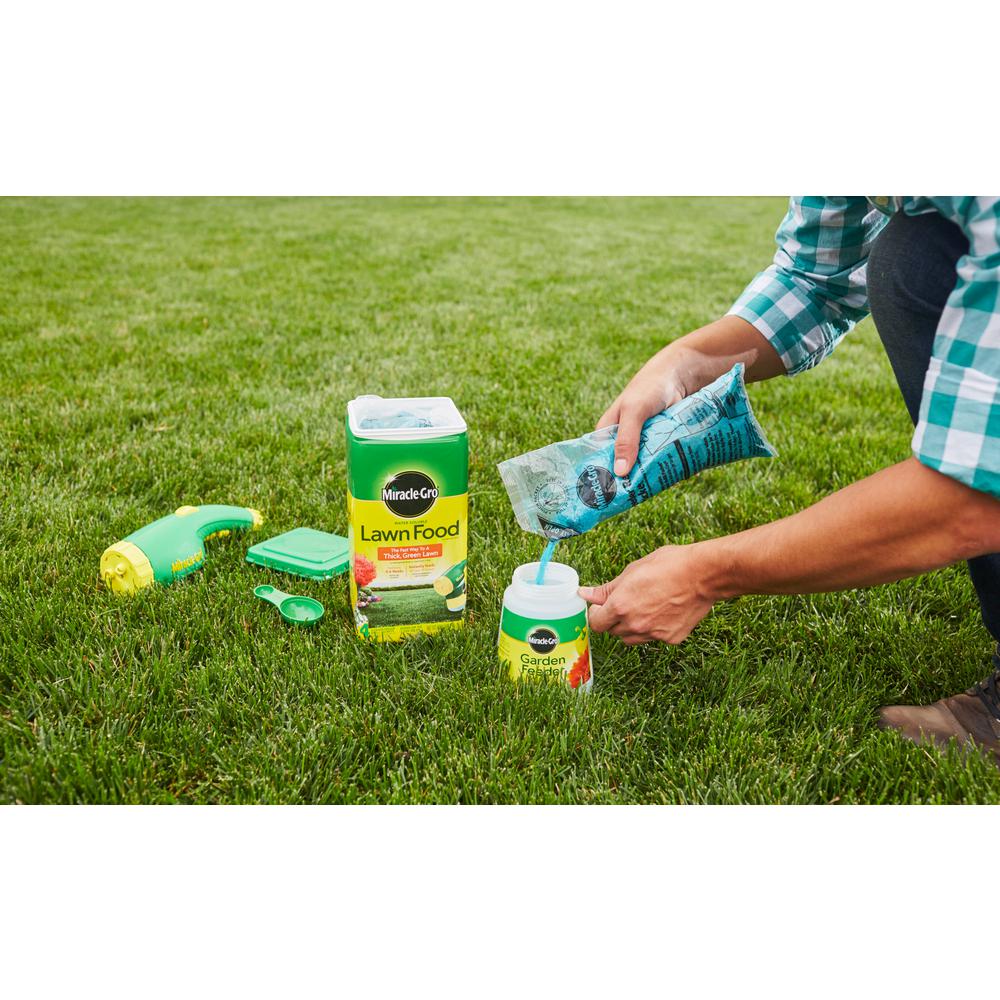 Miracle Gro Lawn Food Fertiliser Really Greener Grass Grow Water Soluble Feed