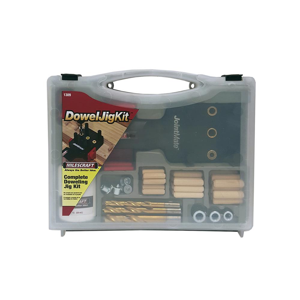 Milescraft Dowel Jig Kit13090003 The Home Depot