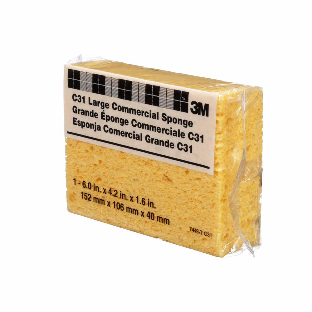Case of 24 8.25 Carlisle 36550100 Commercial Extra Large Sponge Yellow