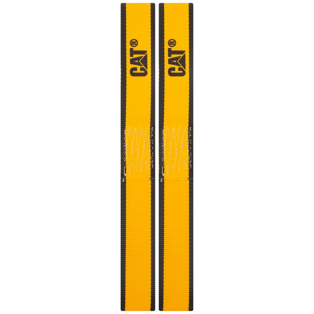 CAT 12 in. x 1 in. 800 lbs. Load Capacity Soft Loop TieDown Straps in