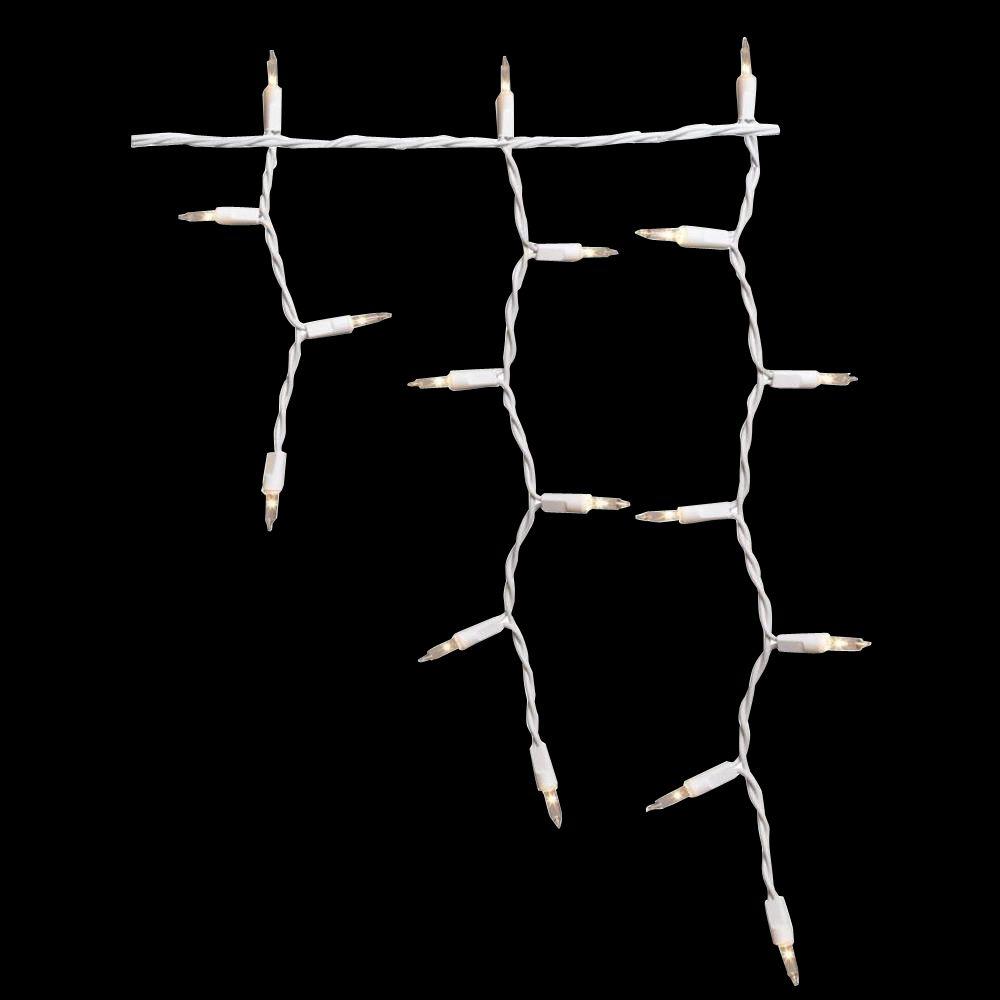 Home Accents Holiday 300Light Heavy Duty Clear Icicle Light Set