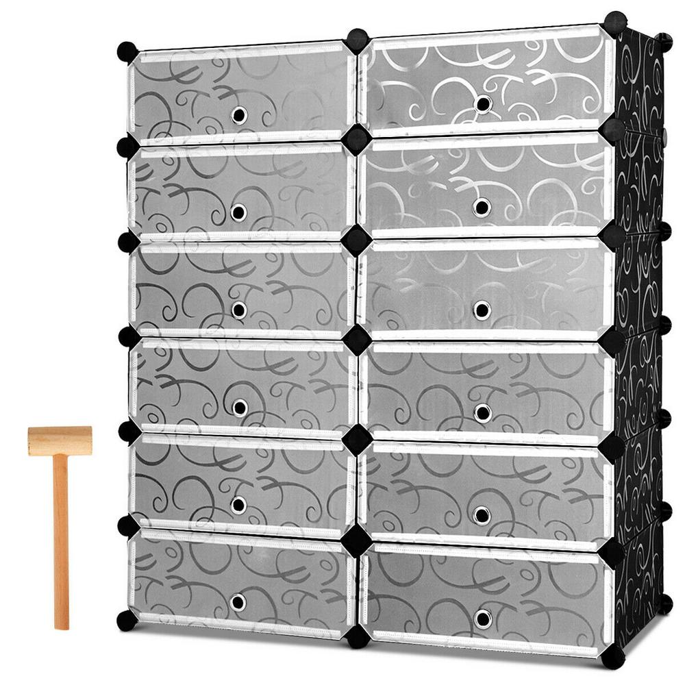 Black Shoe Storage Storage Organization The Home Depot