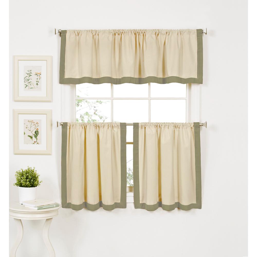 Sage Green Curtains D Window Treatments The Home Depot Wilton Kitchen