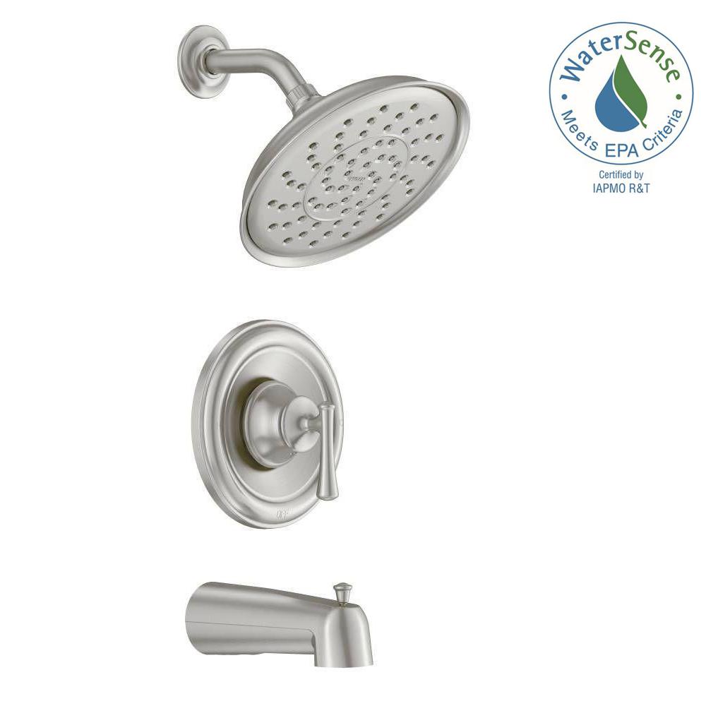 Moen Ashville Single Handle 1 Spray Tub And Shower Faucet With