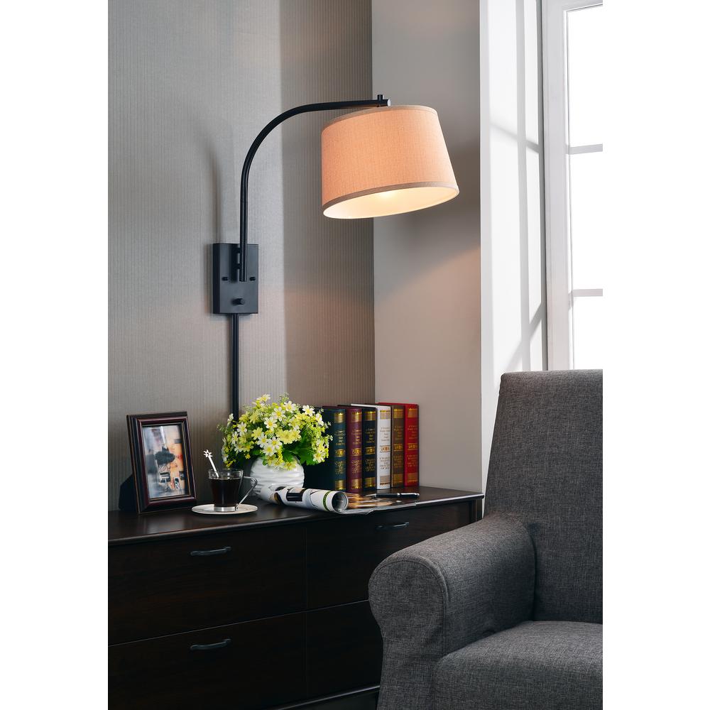 Kenroy Home Bronze Sweep Wall Swing Arm Lamp 20950orb The Depot