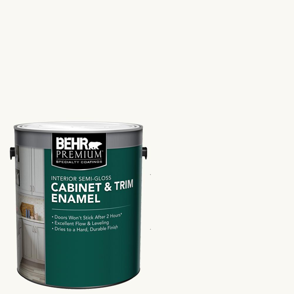 Behr Premium 1 Gal Ultra Pure White Base Semi Gloss Interior