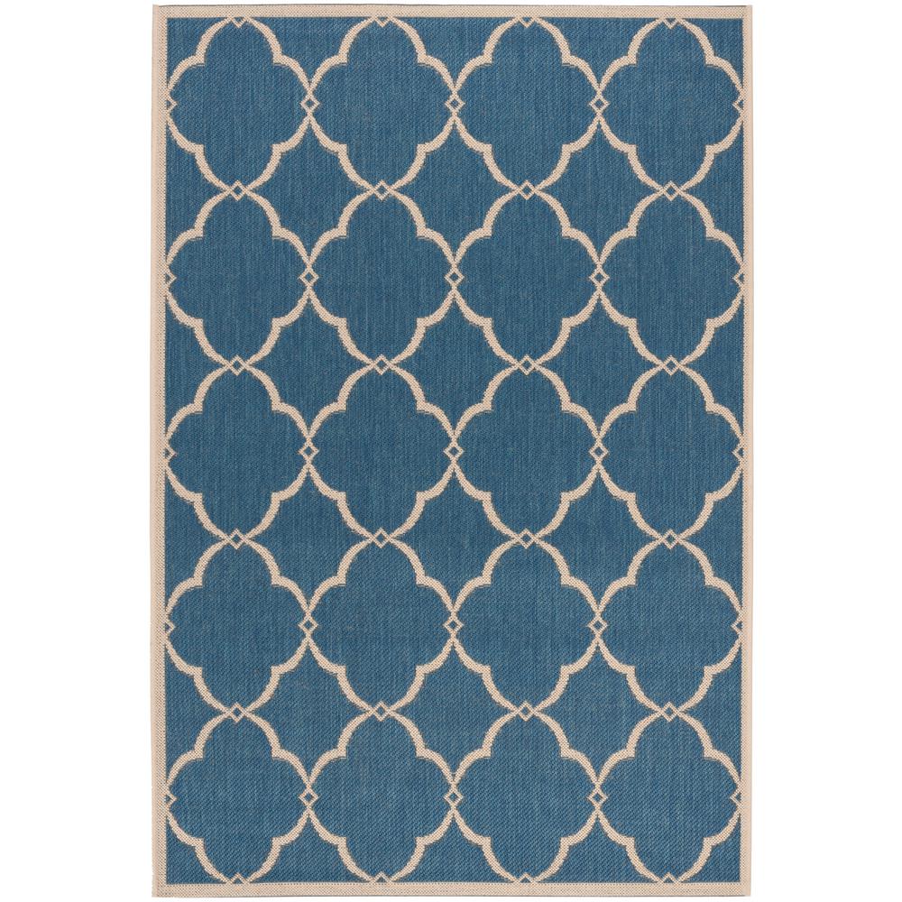 Safavieh Linden Blue/Cream 4 ft. x 6 ft. Area RugLND125M4 The Home