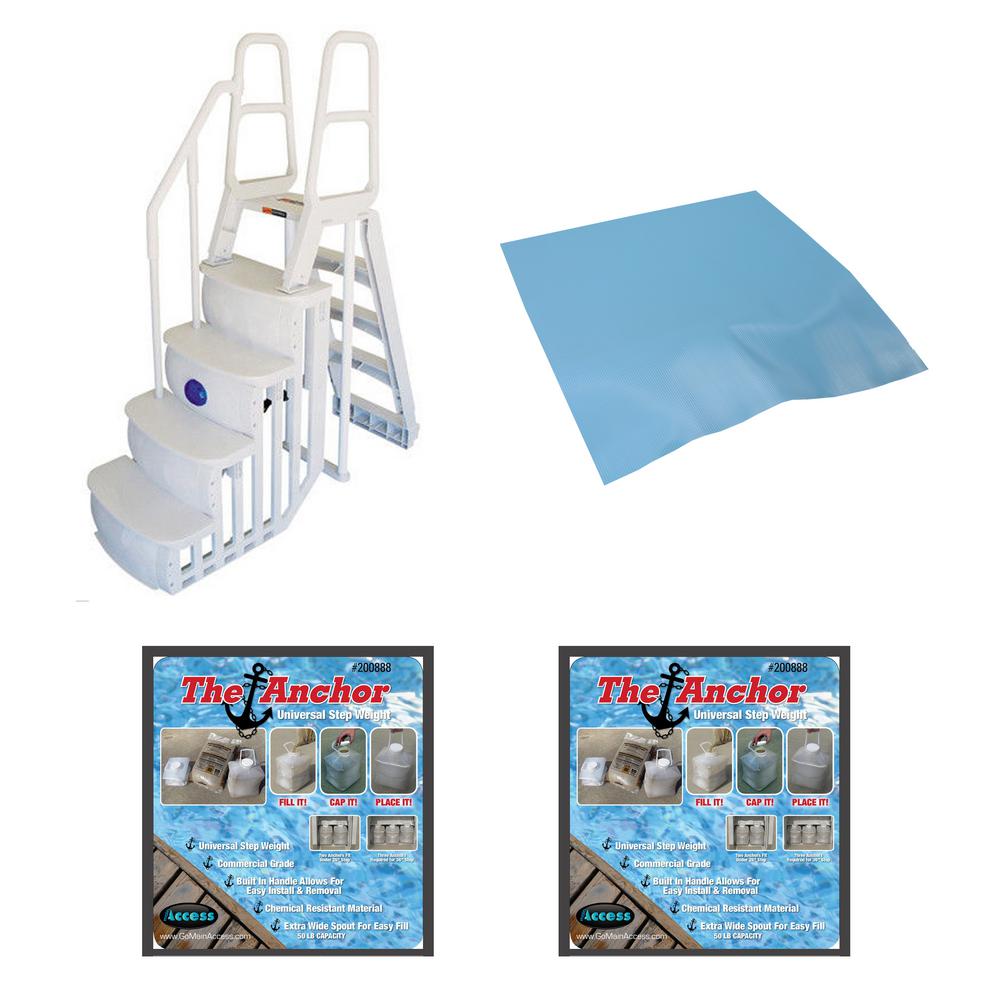 main access 200100t above ground swimming pool smart step and ladder system