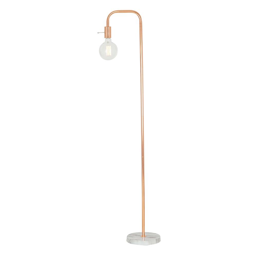 rose gold and grey floor lamp