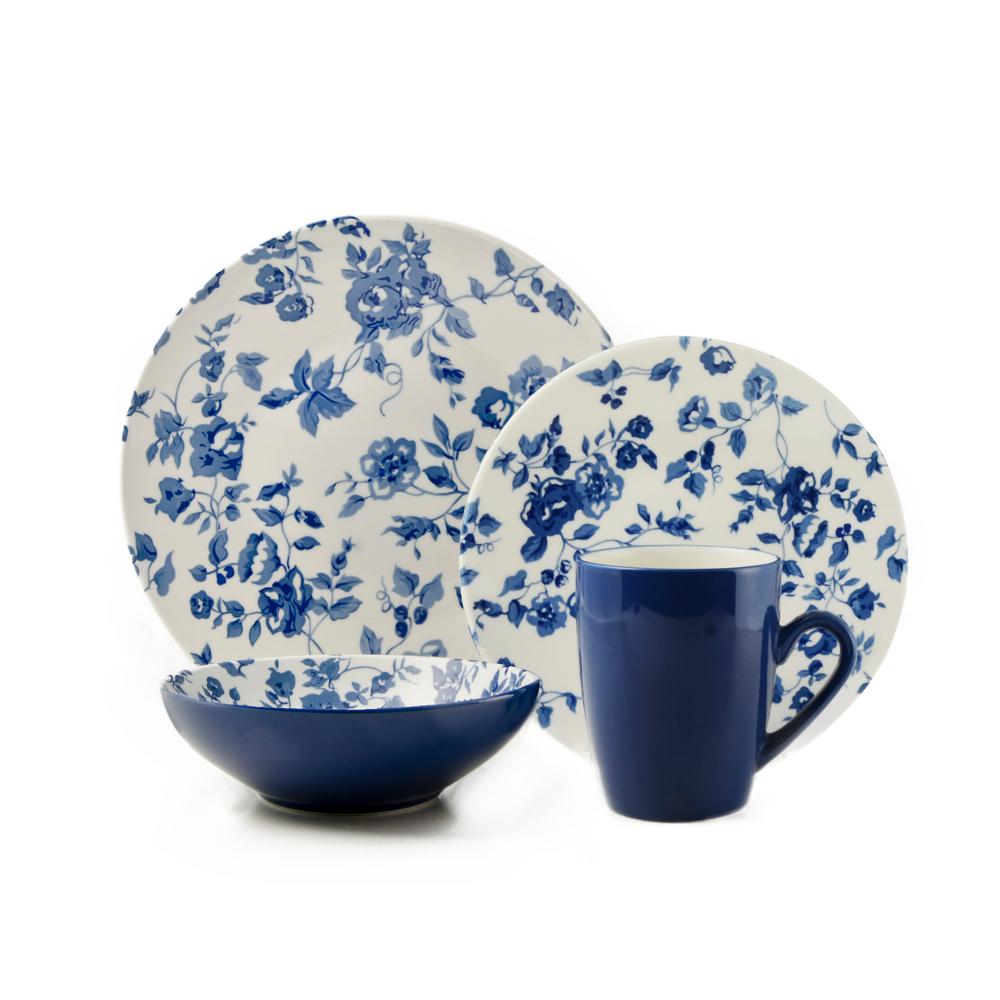 blue tableware sets