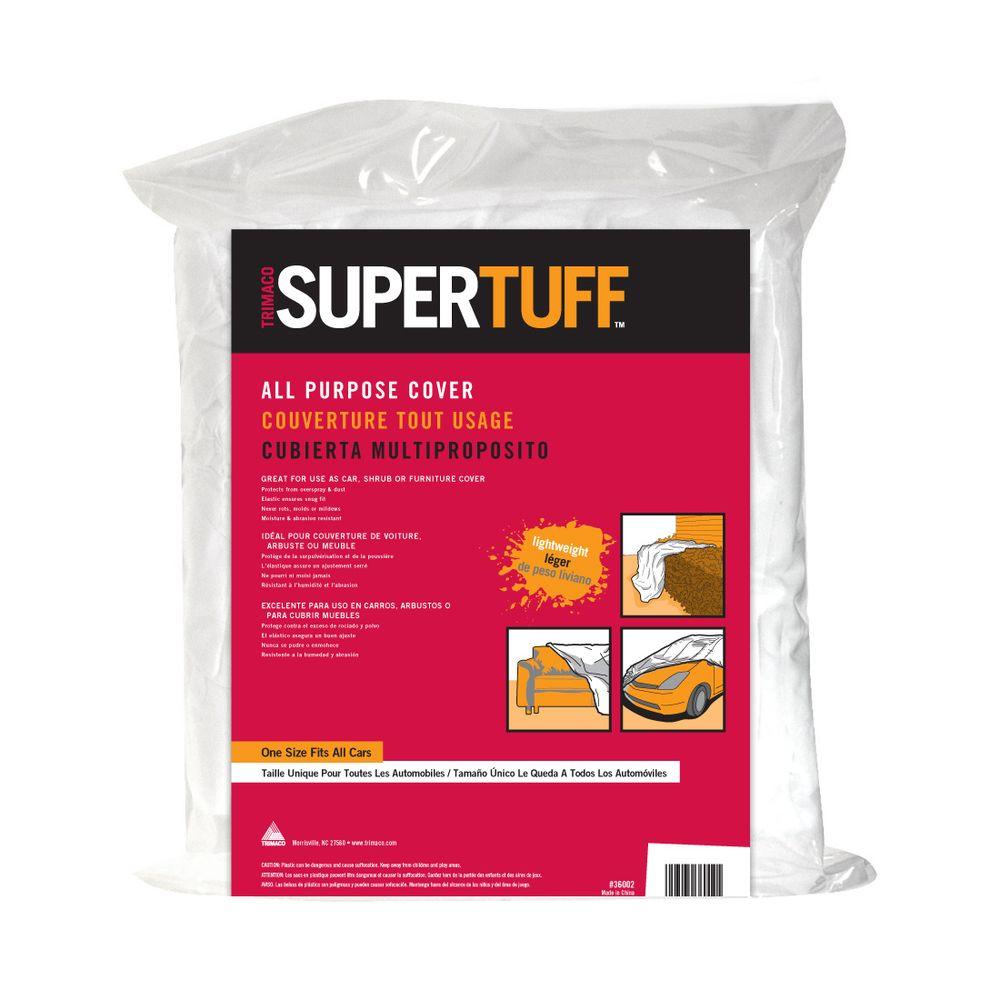 Trimaco Supertuff One Size Fits All Car Cover 36002 4 The Home Depot