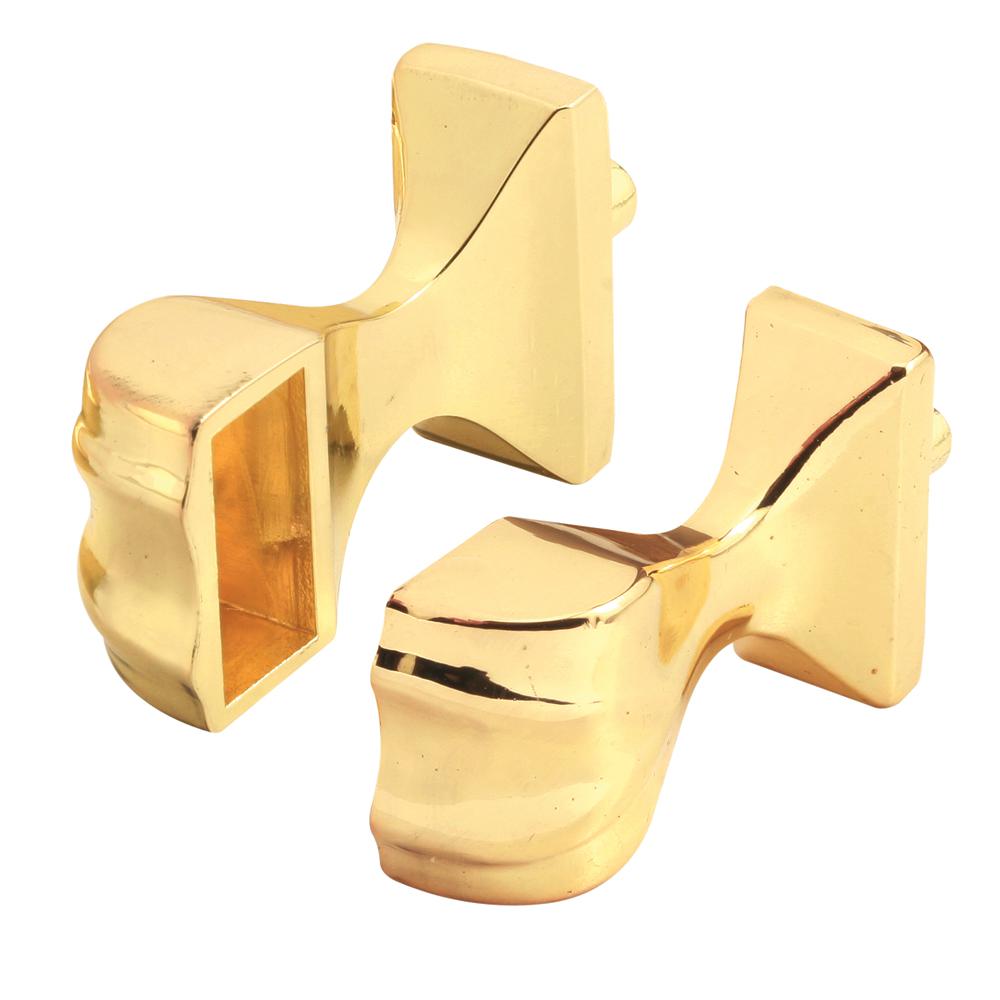 PrimeLine Brass Shower Door Towel Bar BracketM 6021 The Home Depot