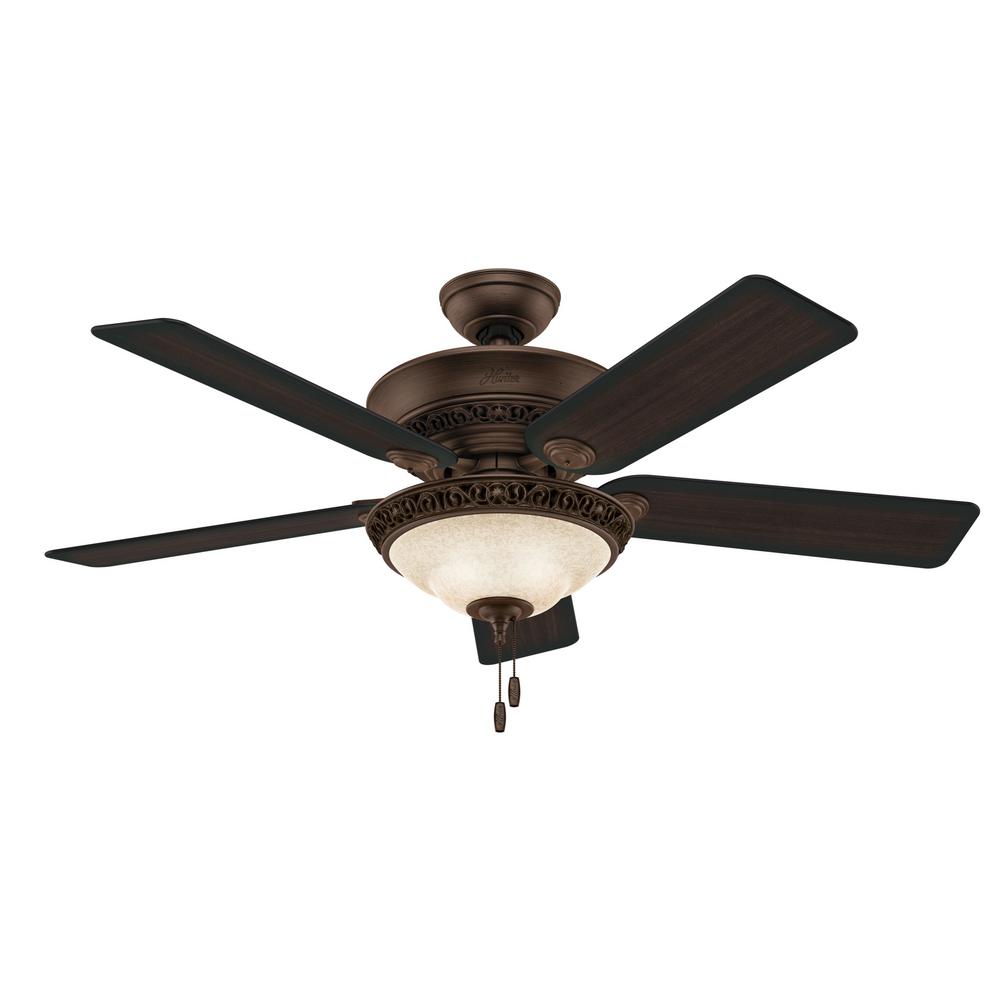 Hunter Italian Countryside 52 In Indoor Cocoa Bronze Ceiling Fan