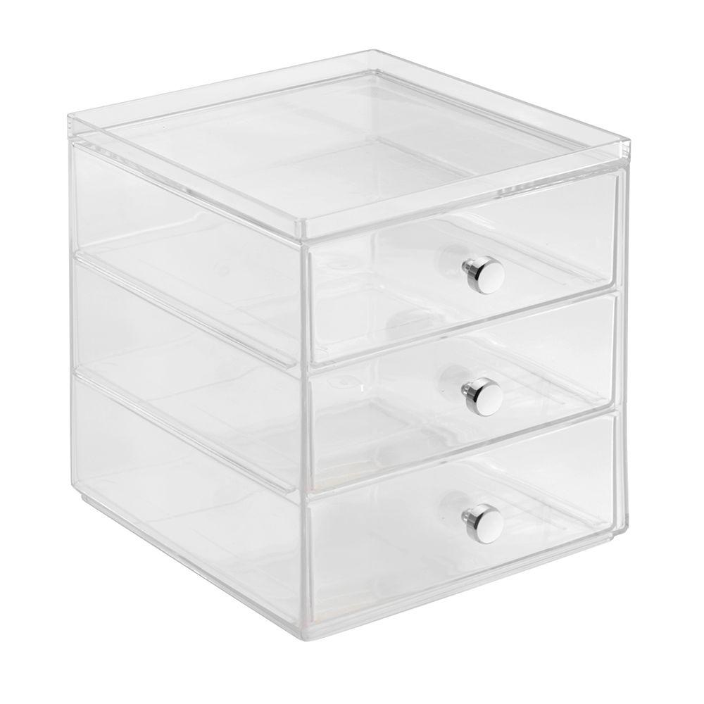 interDesign Clarity 3-Drawer Coffee Pod Organizer in Clear