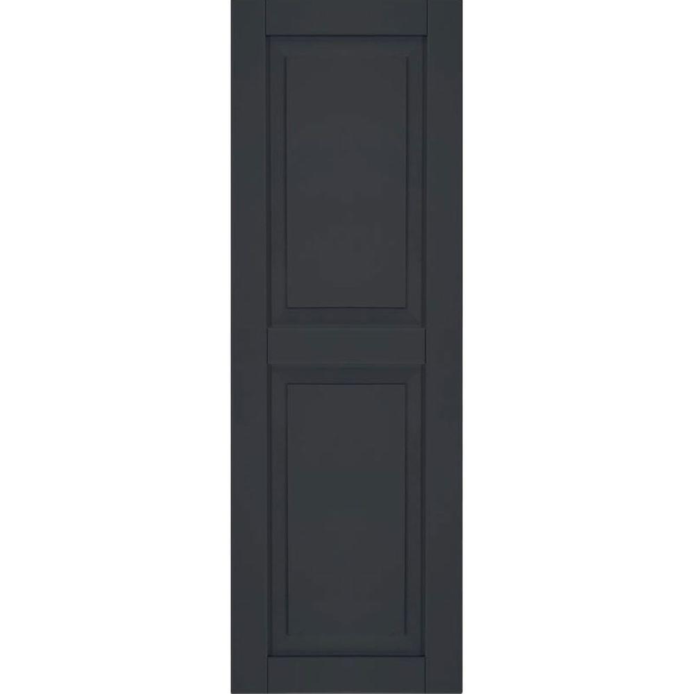 Composite - 18 - Raised Panel - Exterior Shutters - The Home Depot Composite - 18 - Raised Panel - Exterior Shutters - The Home Depot