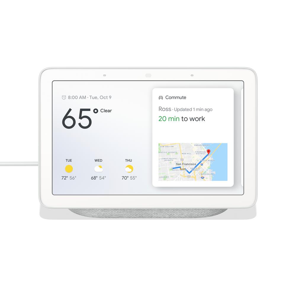 nest hello doorbell google home hub