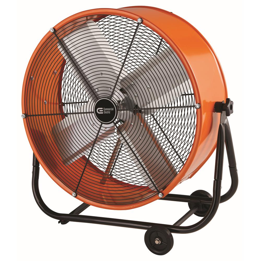 Commercial Electric 24 in. Heavy Duty 2-Speed Direct Drive Tilt Fan