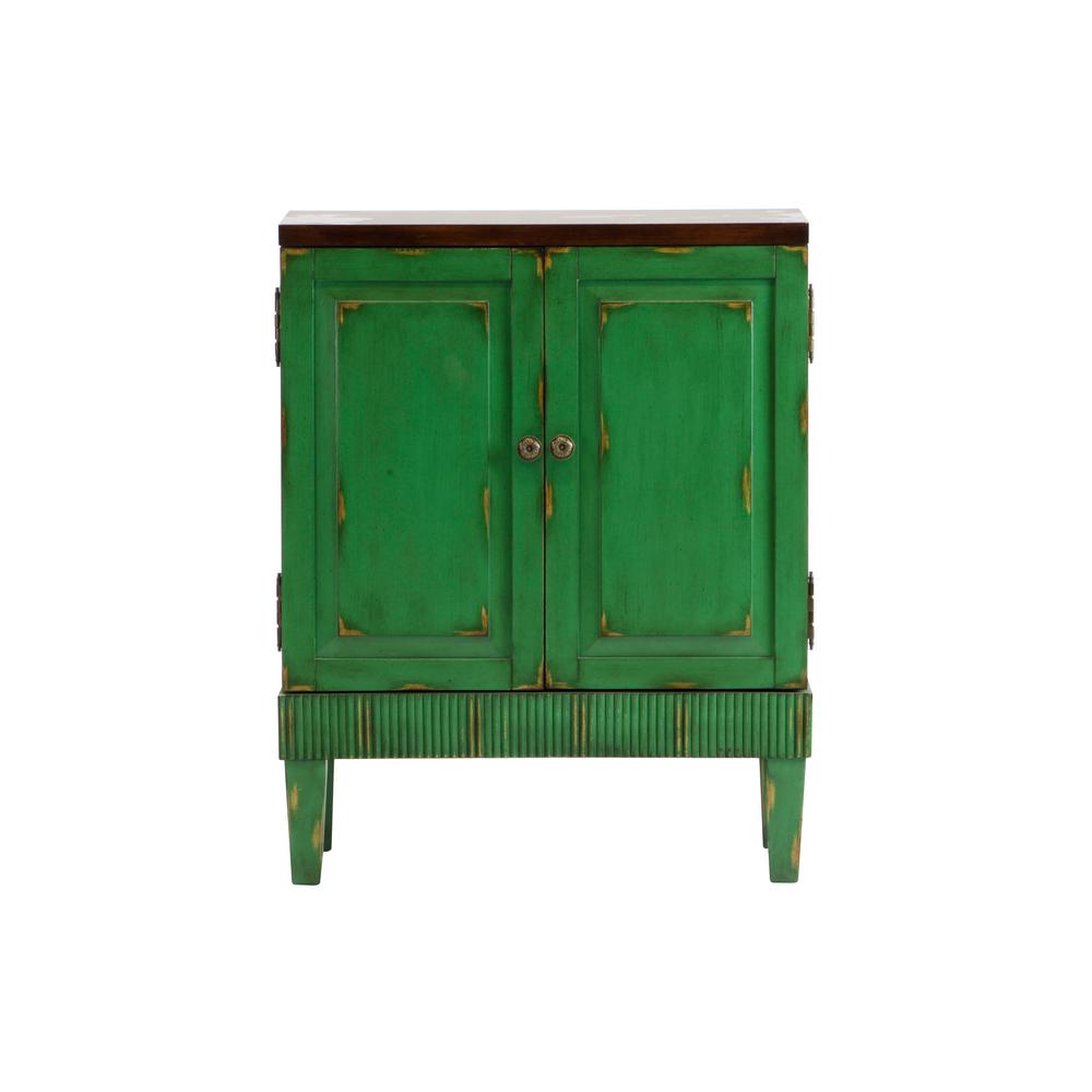 Hand Painted Distressed Green Accent Chest Dws 374 The Home Depot Hand Painted Distressed Green Accent Chest
