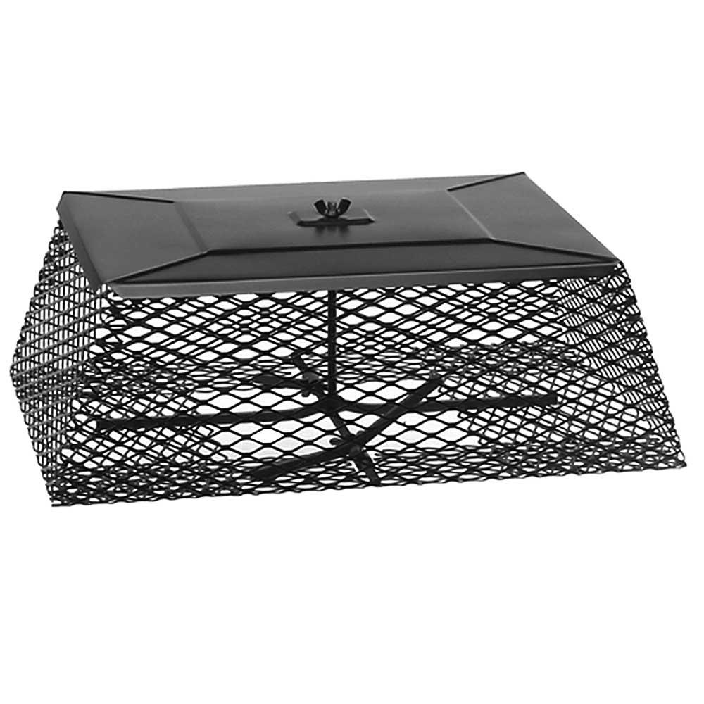 Gibraltar Building Products 15 In X 24 In Adjustable Flue Guard Chimney Cap Spark Arrestor In Black Cg3blk The Home Depot