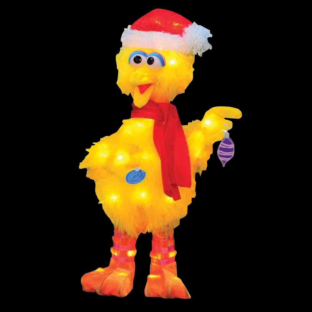 sesame street 18 in led big bird with scarf 90107 mp1 sesame street 18 in led big bird with scarf 90107 mp1