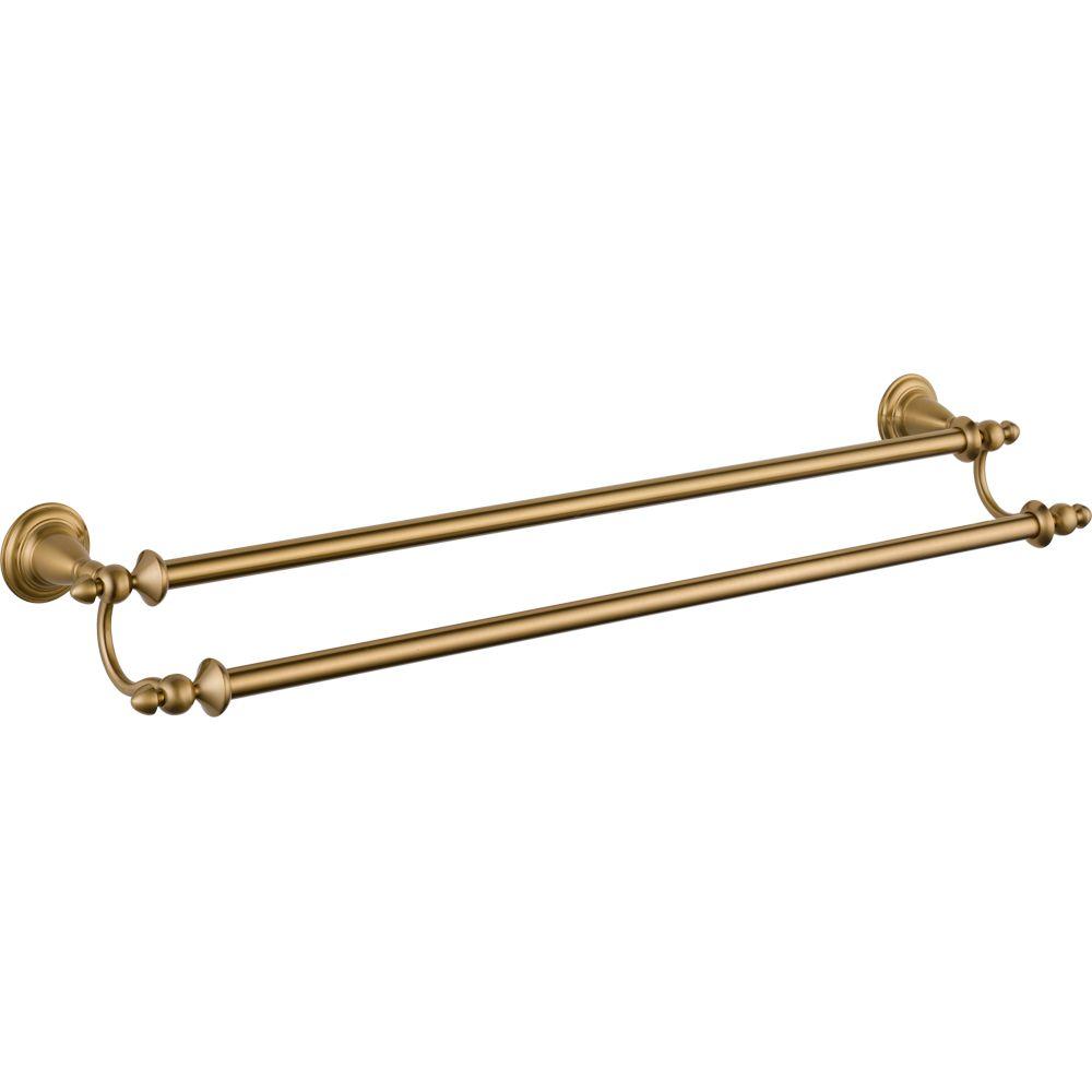 Delta Victorian 24 in. Double Towel Bar in Champagne Bronze75224CZ