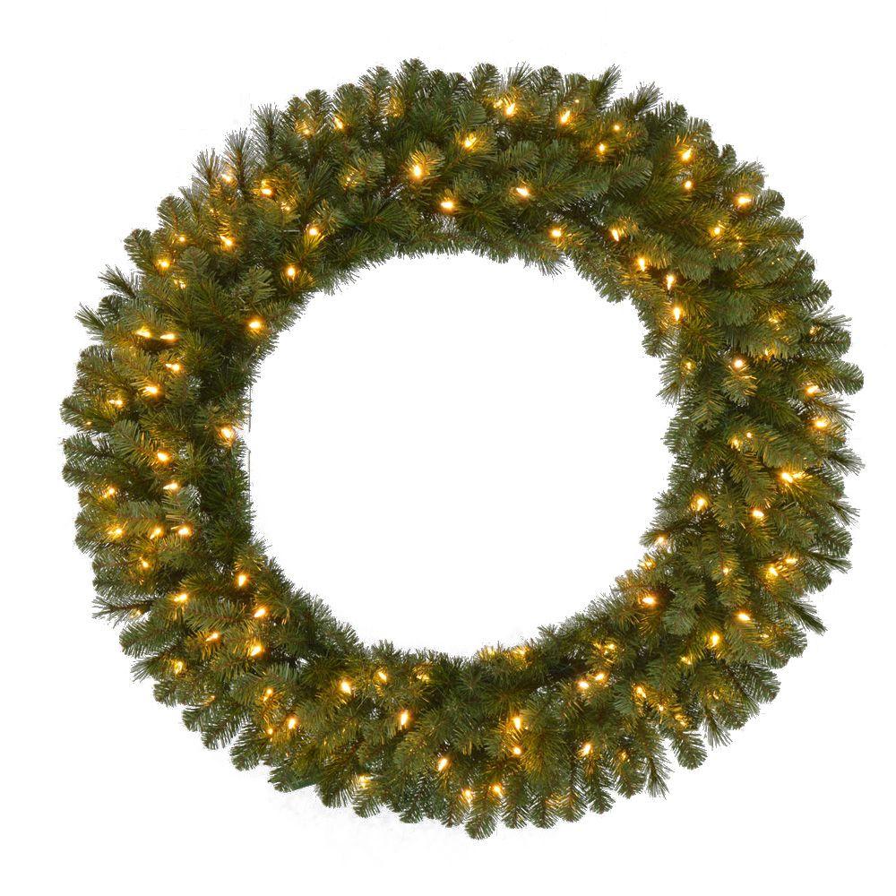 48 in pre lit led wesley pine artificial christmas wreath 48 in pre lit led wesley pine artificial christmas wreath